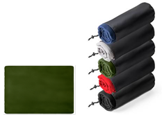 PLAID EN POLAIRE RPET - VERT