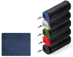 PLAID EN POLAIRE RPET - BLEU